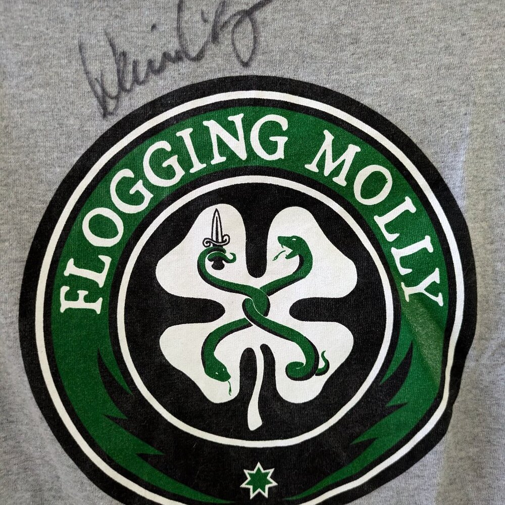 Flogging Molly Band Shirt - SIGNED!!!